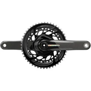 Force Bicycle Crankset - 170mm, 2x 12-Speed, 48/35t, Direct Mount, DUB Spindle Interface, Iridescent Gray, D2