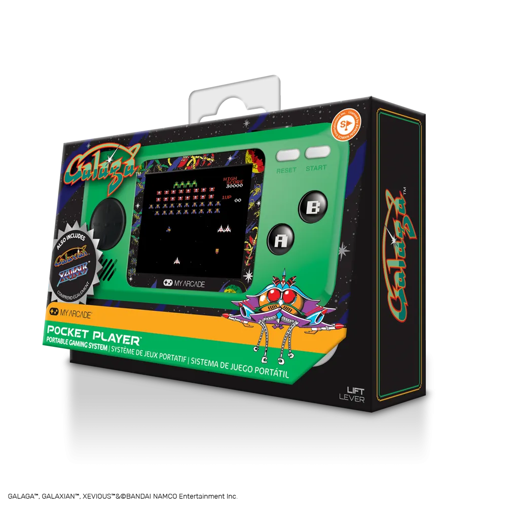 GALAGA® Pocket Player
