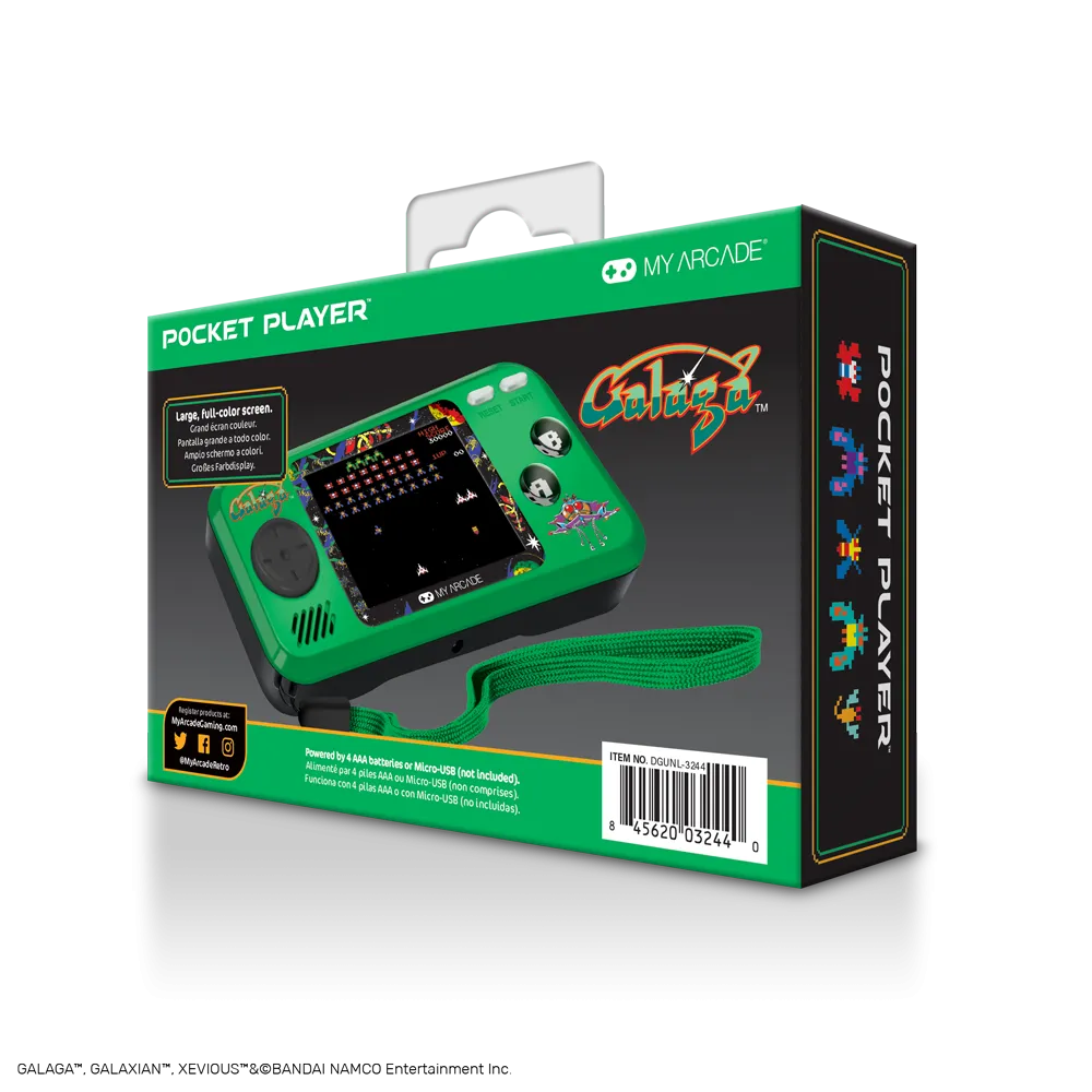 GALAGA® Pocket Player