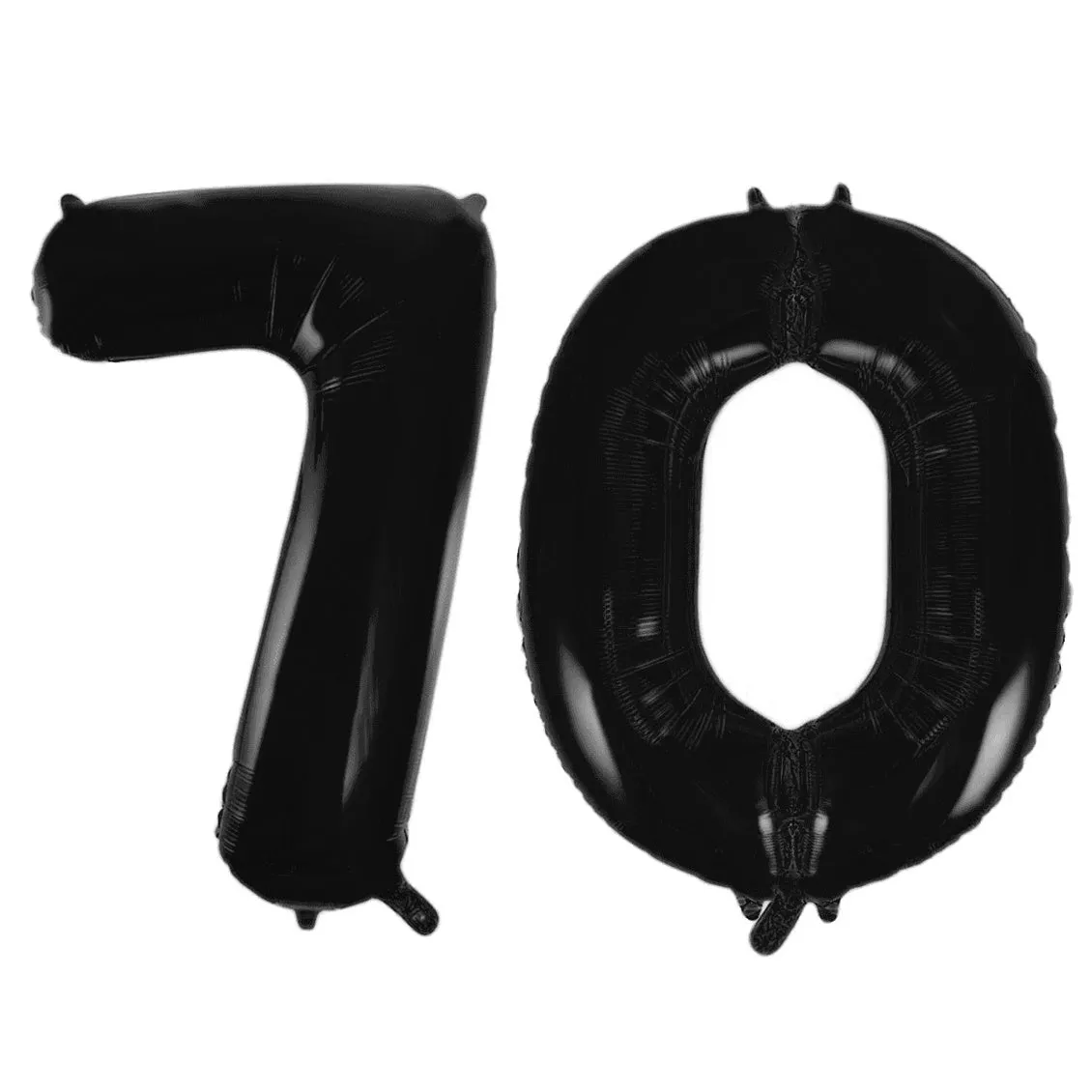 Giant Number 70 Foil Balloons - Black