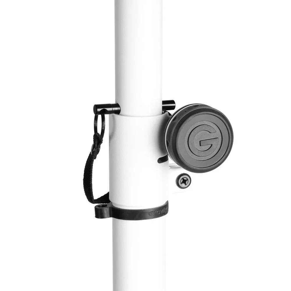 Gravity GR-GSP5211W Aluminium Speaker Stand - White