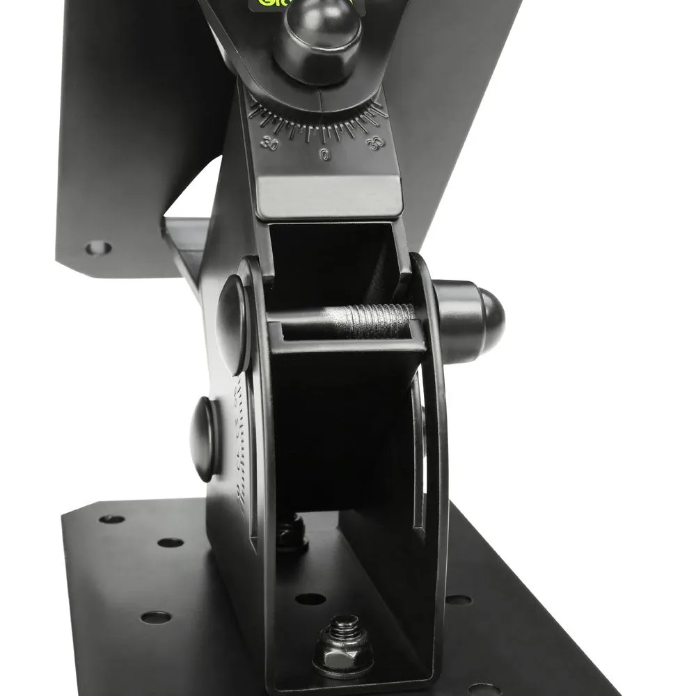 Gravity GR-GSPWMBS30B Tilt and Swivel Wall Mount for Speakers - Black