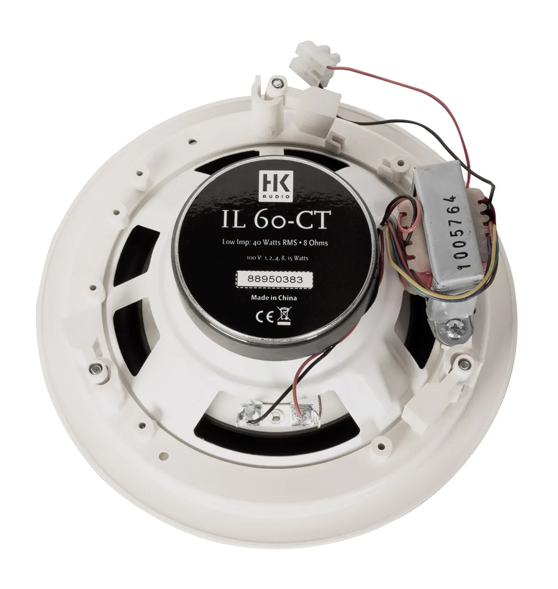 HK Audio IL 60-CT Ceiling Speaker Without Rear Chamber 100V 8 ohm (White) - 6.5"