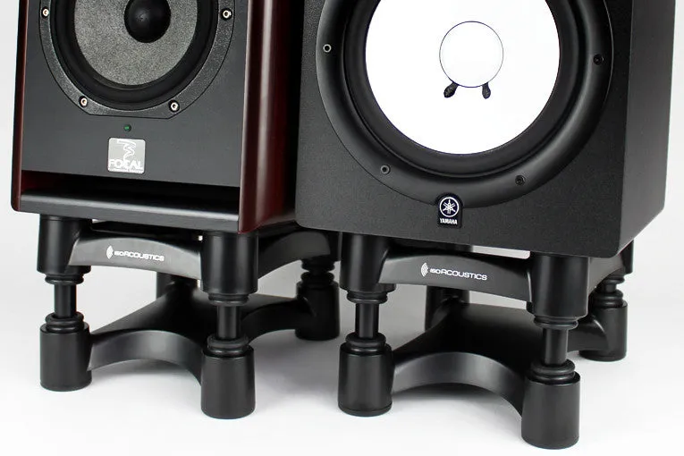 IsoAcoustics ISO-L8R155 Medium Studio Monitor Speaker Isolation Stands - PAIR