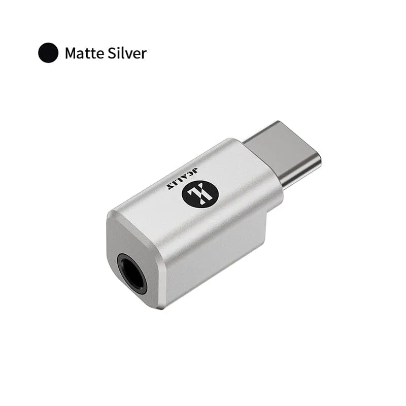 JCALLY JA56 / JA10i C100 Lighting / Type-c to 3.5mm Earphone Digital Audio Adapter For Android IOS