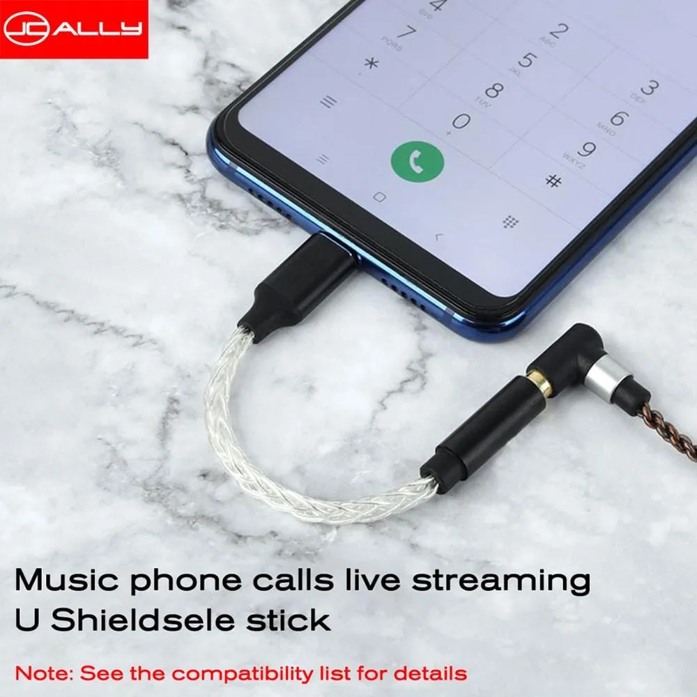 JCALLY JM04 PRO Realtek ALC5686 Digital Audio Adapter Decoding Line Type-C To 3.5