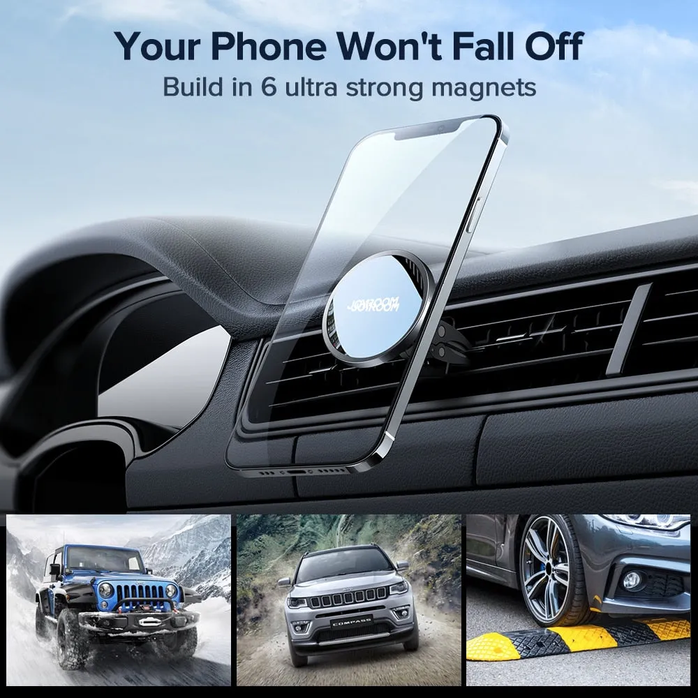 Joyroom 15W Qi Magnetic Car Phone Holder Wireless Charger For iPhone 13 12 Pro Max Fast Charging Car Holder For Samsung Xiaomi