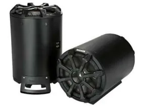 Kicker 46CWTB104 10-inch Subwoofer w/Passive Radiator; Weather-Proof Enclosure, 4-Ohm; RoHS Compliant