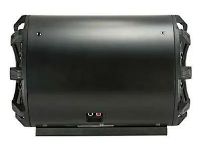 Kicker 46CWTB104 10-inch Subwoofer w/Passive Radiator; Weather-Proof Enclosure, 4-Ohm; RoHS Compliant
