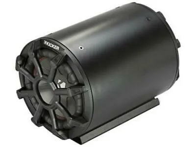 Kicker 46CWTB84 TB8 8-inch Subwoofer w/Passive Radiator; Weather-Proof Enclosure, 4-Ohm; RoHS Compliant