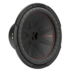 Kicker 48CWR124 CompR Series 12" Subwoofer Dual 4-ohm Voice Coils