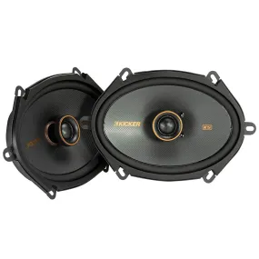 Kicker KS Series 6" x 8" Coaxial Speaker Pair 4 Ohm 75W Rms 150W Peak 51KSC6804