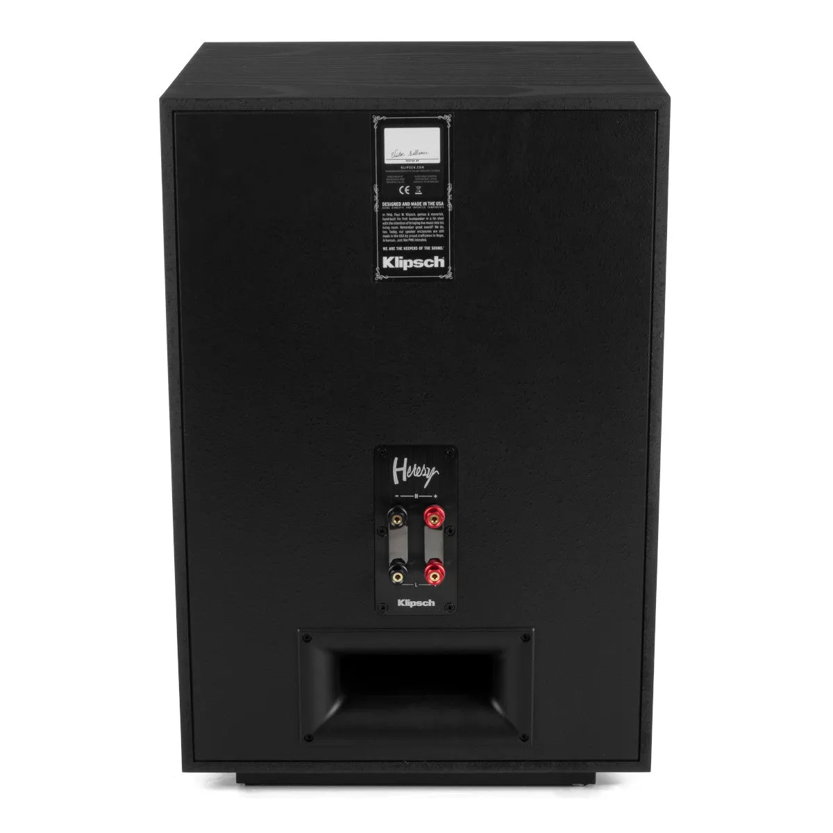 Klipsch Heresy IV Floorstanding Speakers - Pair (Black Ash)