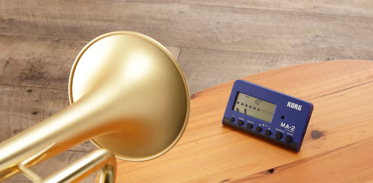 Korg MA2BLBK Digital Metronome (Black and Blue)
