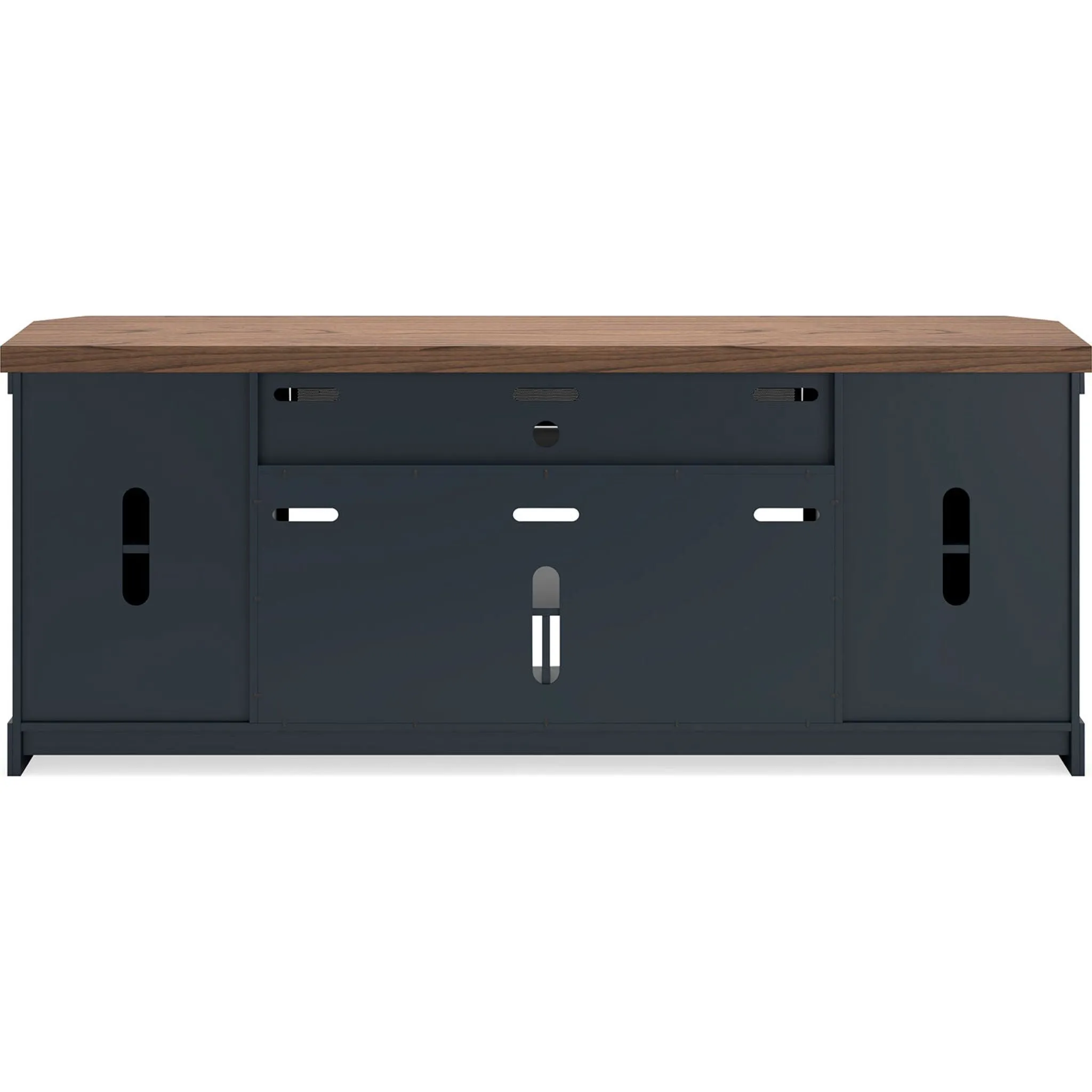 Landocken TV Stand - Brown/Blue