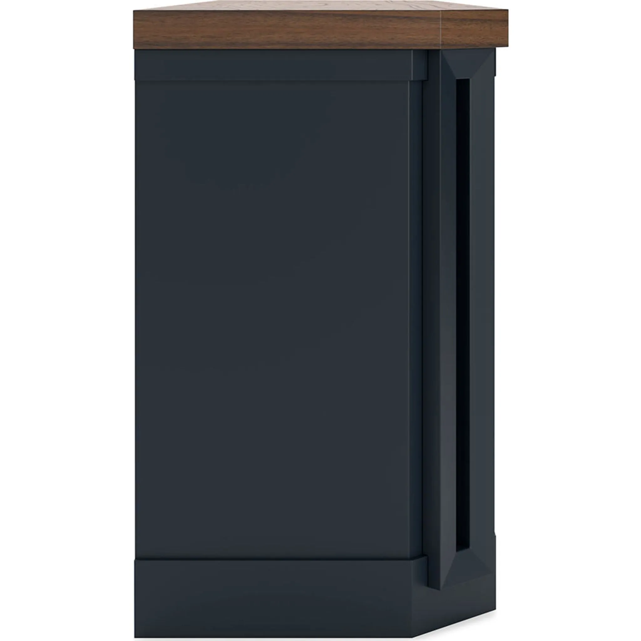 Landocken TV Stand - Brown/Blue