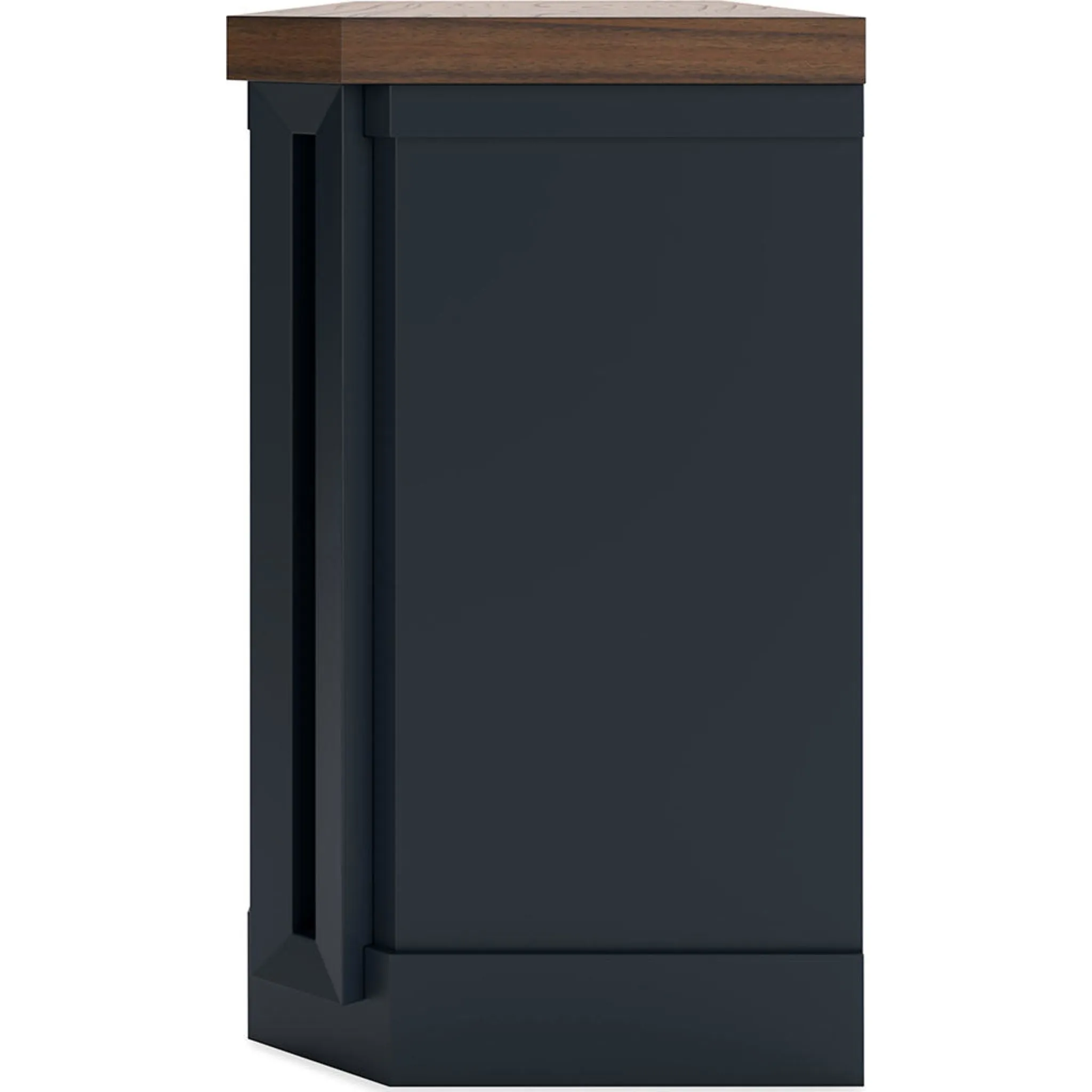 Landocken TV Stand - Brown/Blue