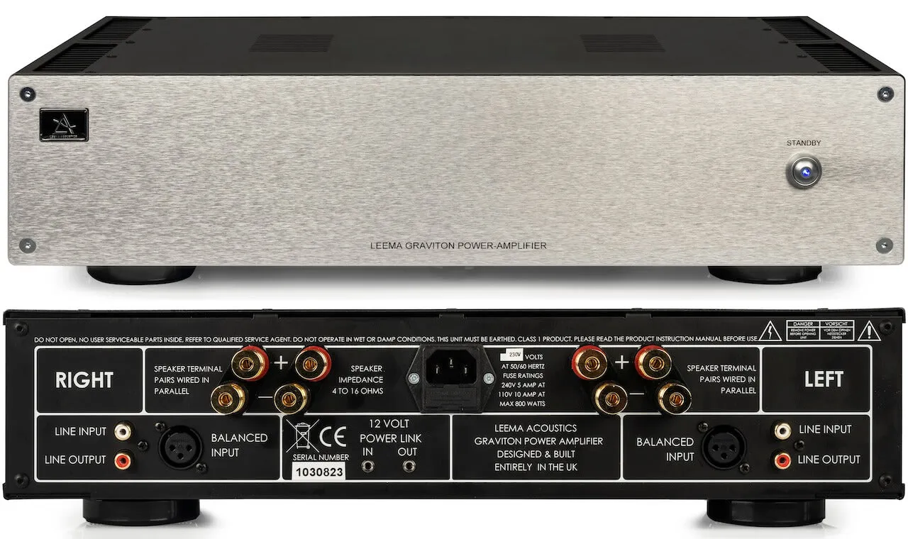 Leema Acoustics Graviton and Neutron Pre-power.