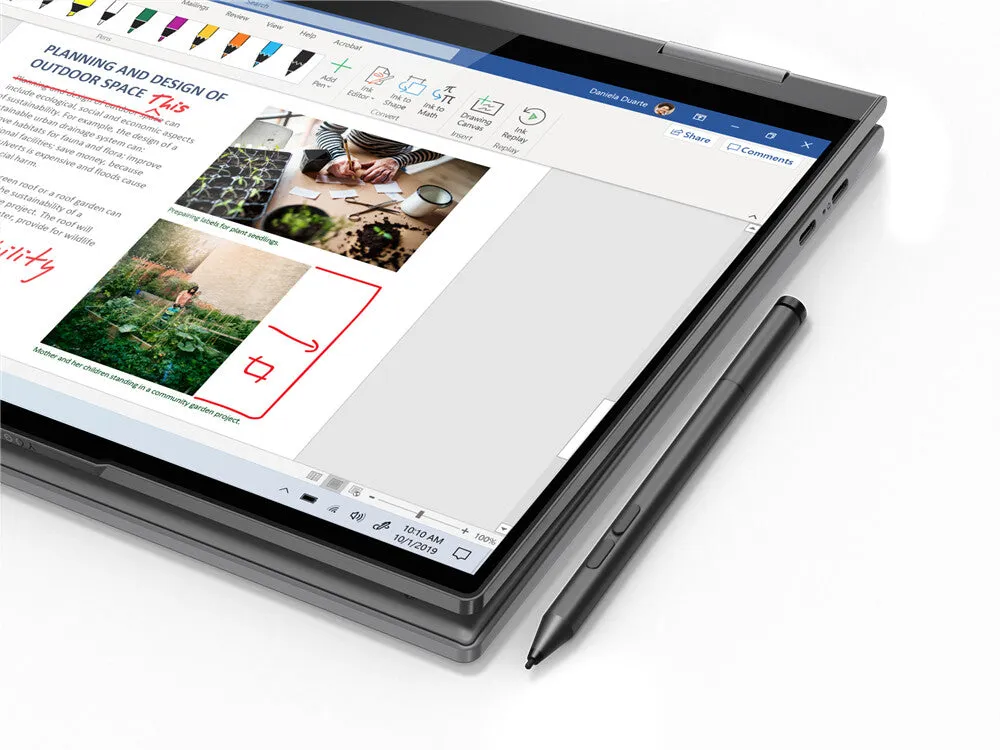 Lenovo Yoga 5G 14Q8CX05 Qualcomm Snapdragon 8CX Hybrid (2-in-1) 35.6 cm (14") Touchscreen Full HD 8 GB LPDDR4x-SDRAM 512 GB Flash Wi-Fi 5 (802.11ac) Windows 11 Home Grey