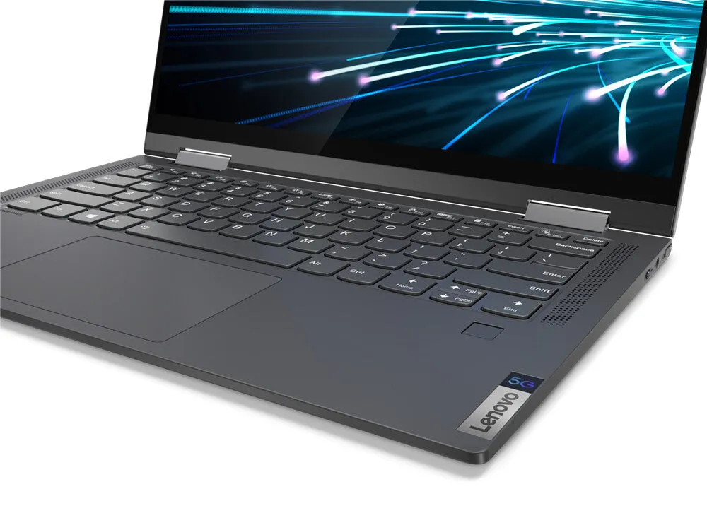 Lenovo Yoga 5G 14Q8CX05 Qualcomm Snapdragon 8CX Hybrid (2-in-1) 35.6 cm (14") Touchscreen Full HD 8 GB LPDDR4x-SDRAM 512 GB Flash Wi-Fi 5 (802.11ac) Windows 11 Home Grey