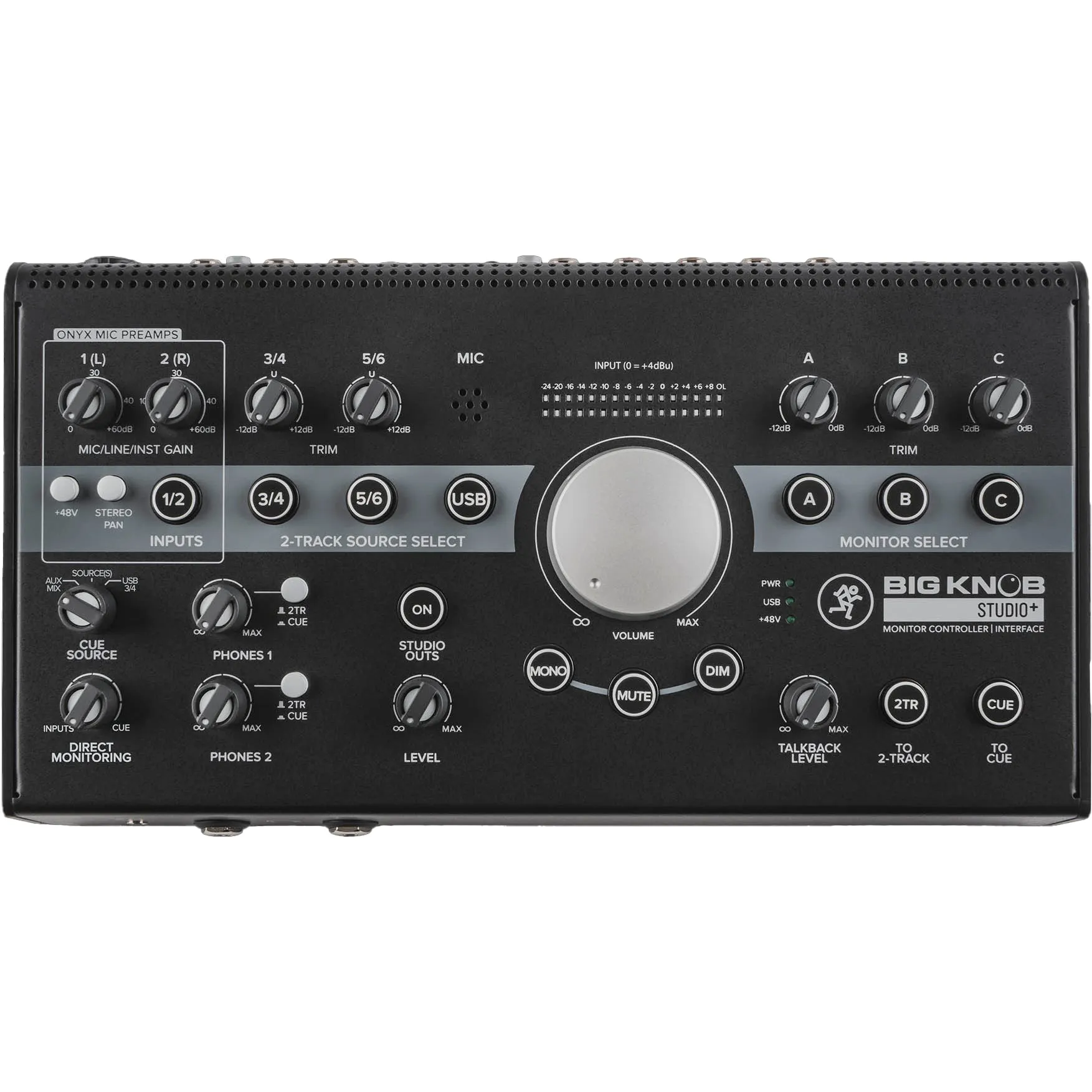 Mackie BIGKNOBSTUDIO  4x3 Studio Monitor Controller | 192kHz USB I/O