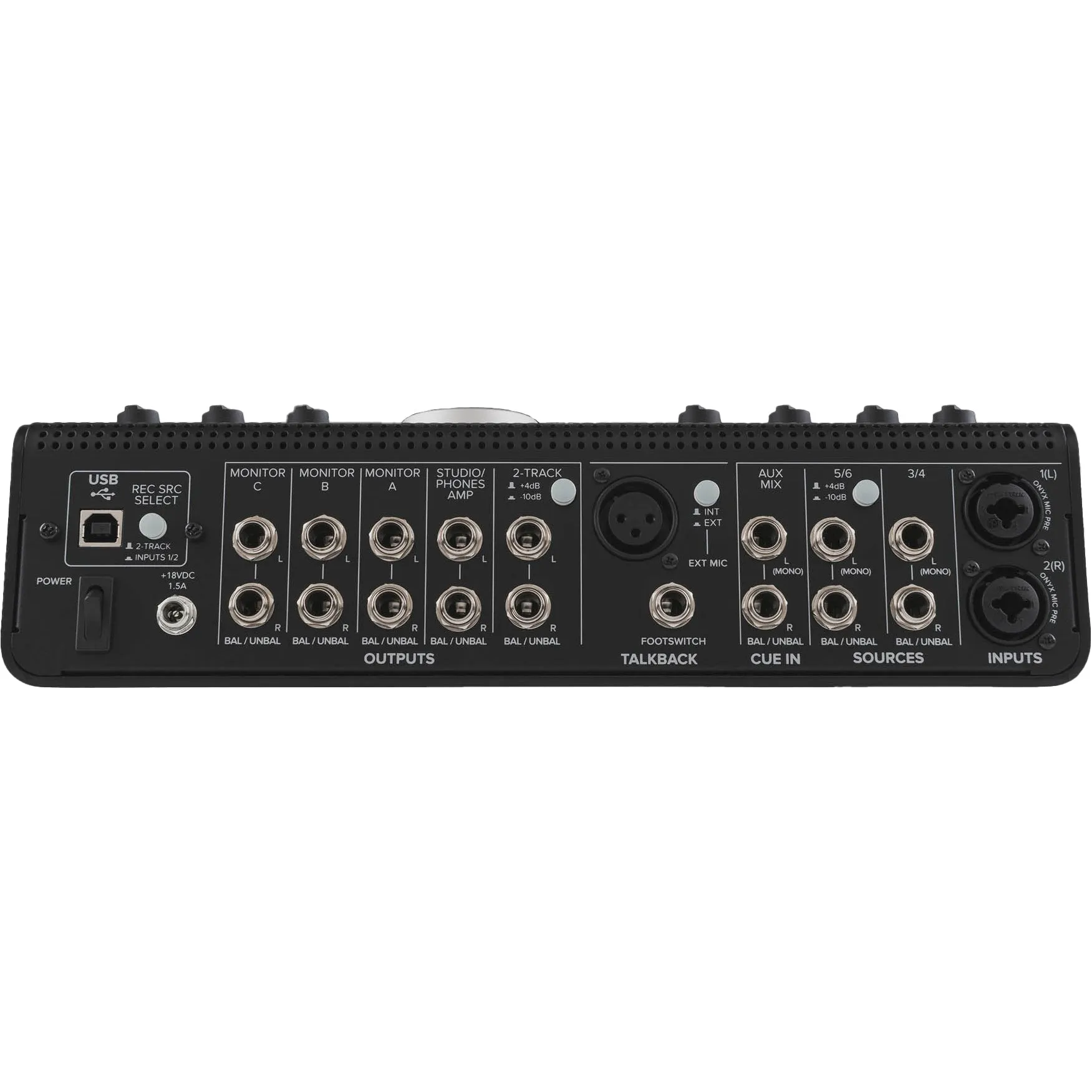 Mackie BIGKNOBSTUDIO  4x3 Studio Monitor Controller | 192kHz USB I/O