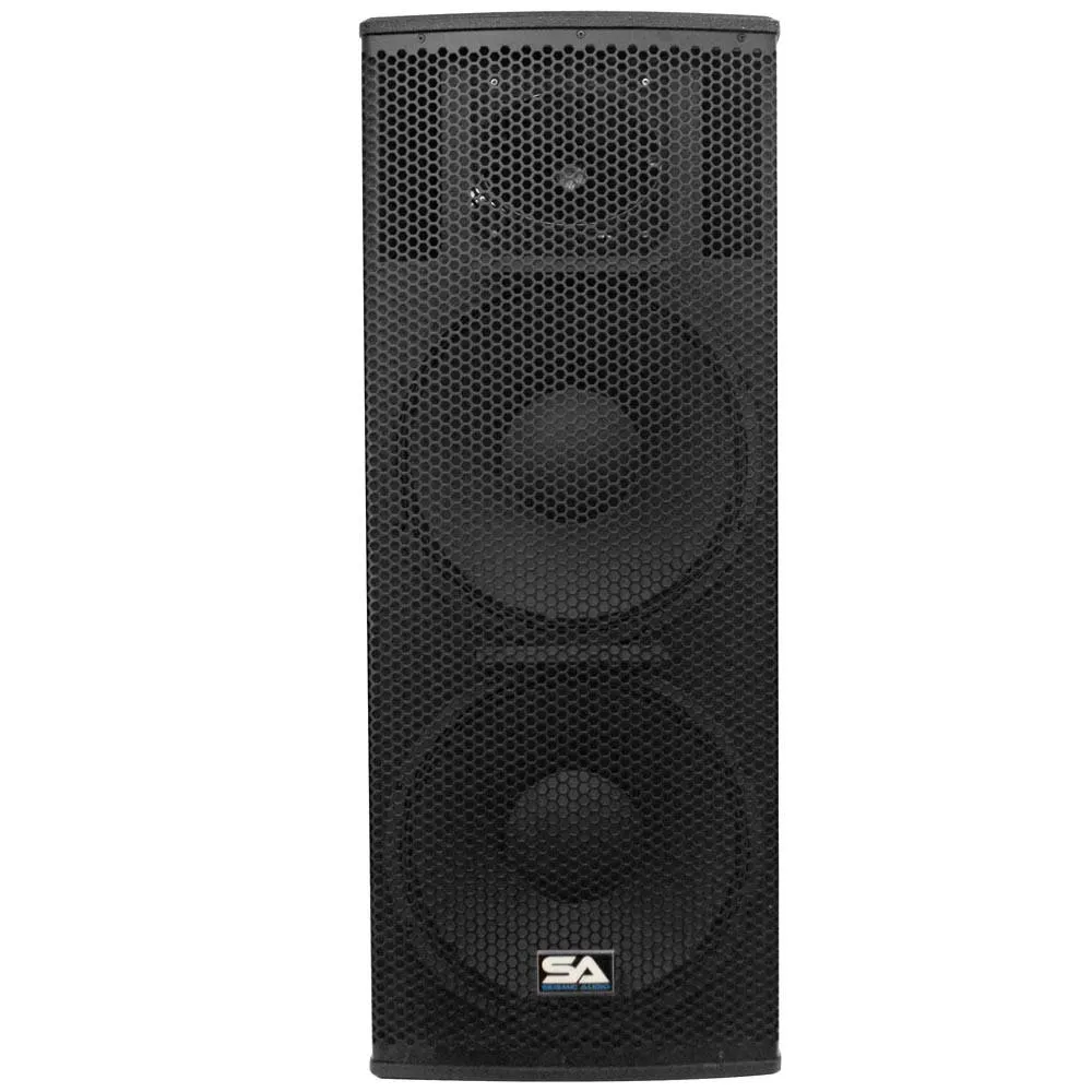 Magma-215 - Premium Dual 15" Full Range / Bi-Amp 2-Way Loudspeaker Cabinet
