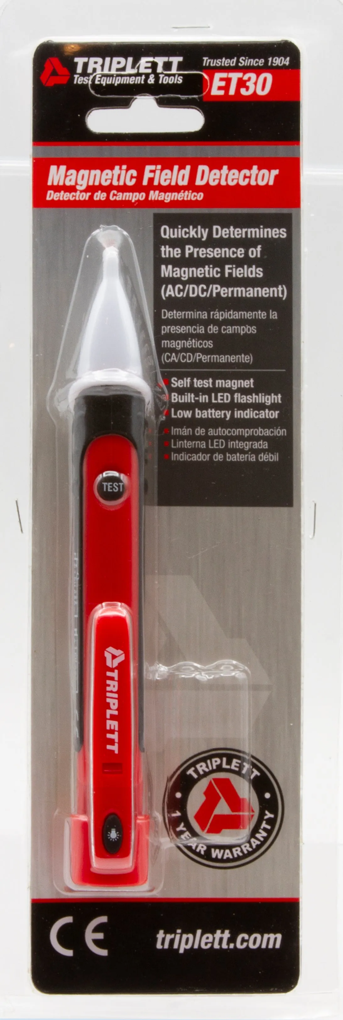 Magnetic Field Detector: Quickly Determines the Presence of Magnetic Fields  - (ET30)