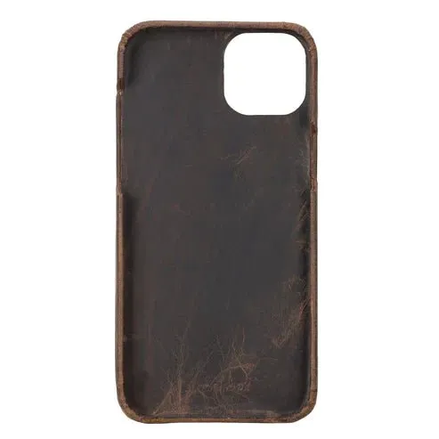Mason iPhone 14 Plus Case, Distressed Coffee