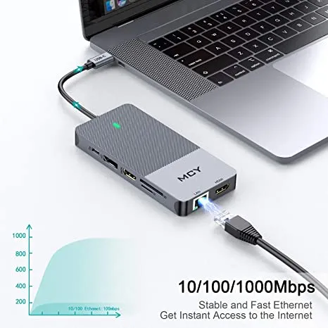 MCY 12-in-1 USB C Docking Station with DP