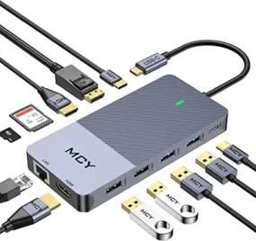 MCY 12-in-1 USB C Docking Station with DP