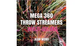 MEGA 360 Throw Streamers MULTI COLOUR