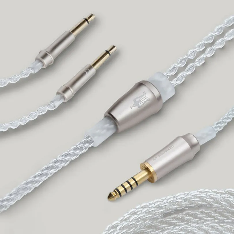 Meze Mono 3.5mm Silver-Plated Upgrade Cable for 99 Series & Liric & 109 Pro