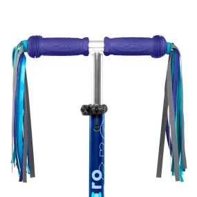 Micro Blue Handlebar Streamer Ribbons