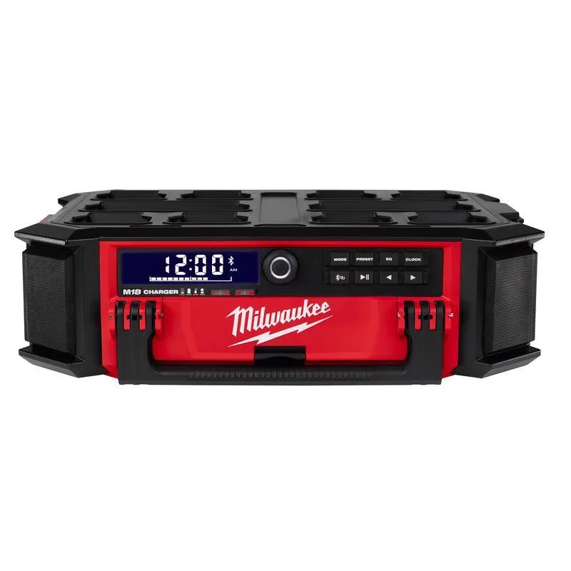 Milwaukee Packout Wireless Bluetooth Weather Resistant Radio   Charger