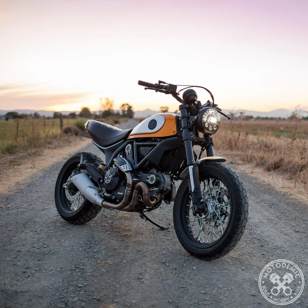 Motodemic Adaptive Headlight Kit for Ducati Scrambler