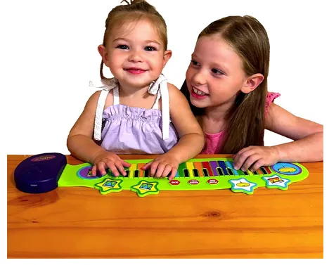 Mukikim Rock And Roll It Jr. Flexible Roll Up Piano And Drum Duo