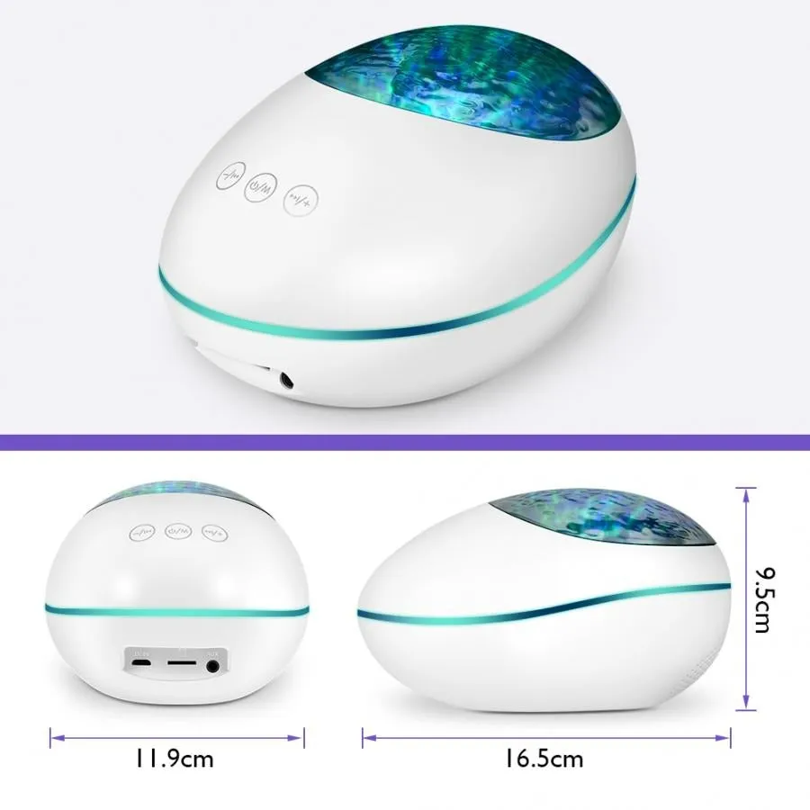 Night Lamp: Ocean Sound & Wave Projector