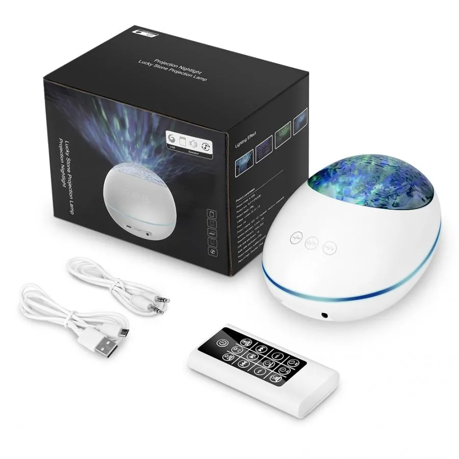 Night Lamp: Ocean Sound & Wave Projector