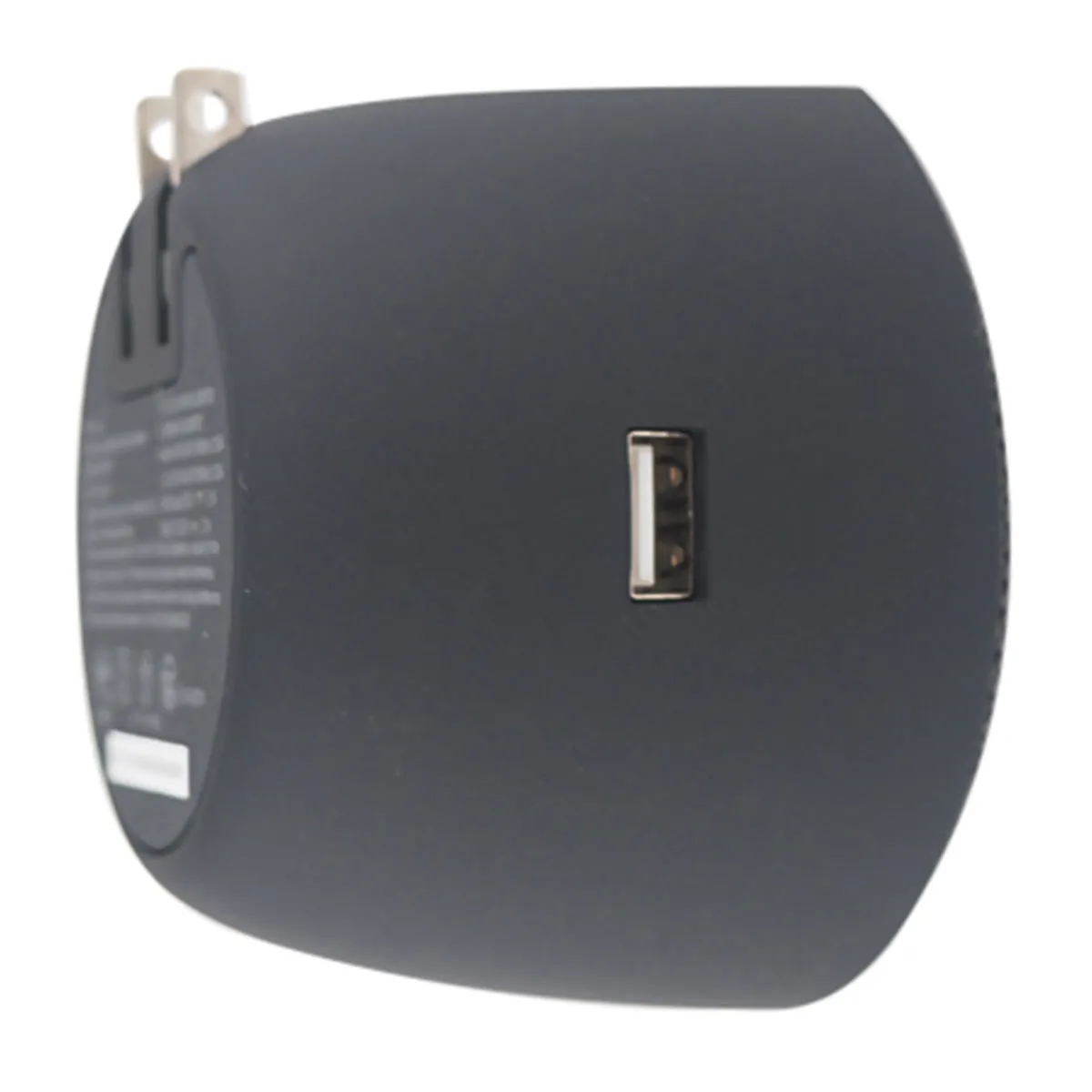 OC Acoustic Newport Plug-in Outlet Speaker with Bluetooth 5.1 and Built-in USB Type-A Charging Port - Set of 4 (Charcoal/Black)