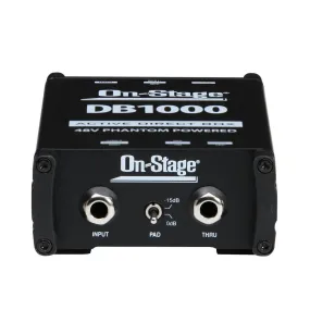 On-Stage DB1000 Active Mono DI Box