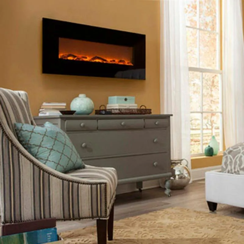Onyx 80001 Refurbished 50 Inch Wall Mounted Electric Fireplace