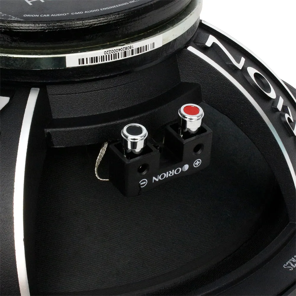 Orion 10" High Efficiency Midrange Speaker 4 Ohm 550W Rms 2200W Max HCCA1054N