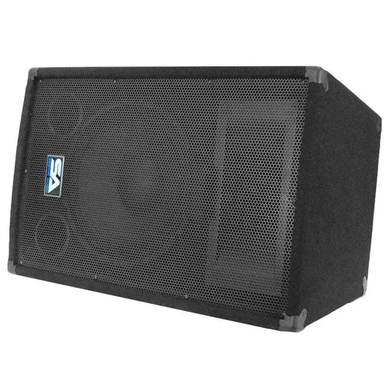 Pair of 12" Pro Audio PA / DJ Speaker Cabinets Titanium Horns