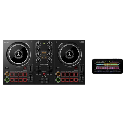 Pioneer DDJ-200 Smart DJ Controller and BRLDIGITAL Soft Case Bundle