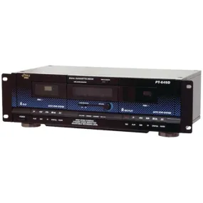 Pyle PT649D Dual Cassette Deck