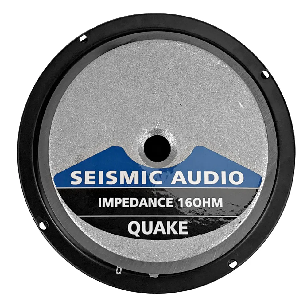 Quake 6" Loudspeaker - 16 Ohm Steel Frame Driver for PA Speakers