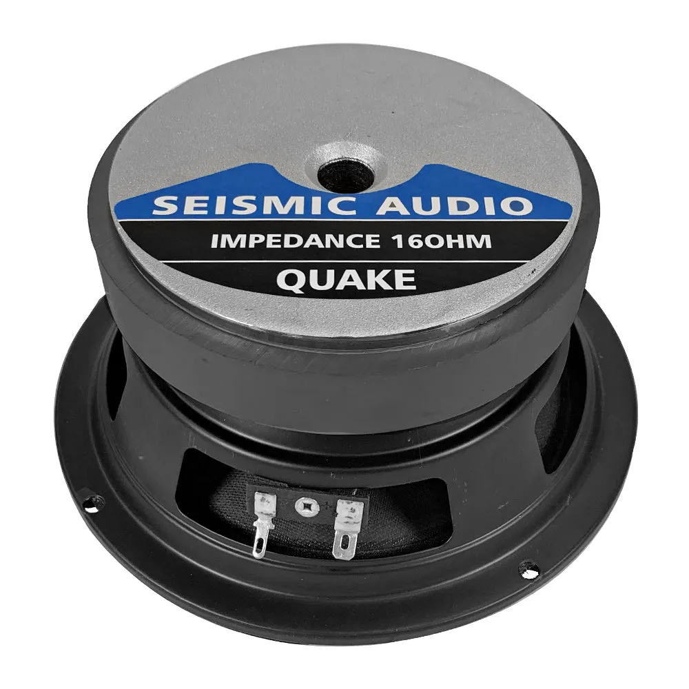 Quake 6" Loudspeaker - 16 Ohm Steel Frame Driver for PA Speakers