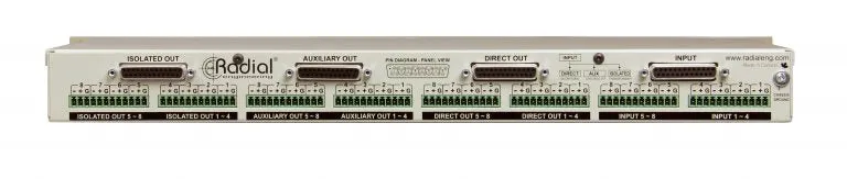Radial Engineering LX8 - 8-channel Line-Level Splitter