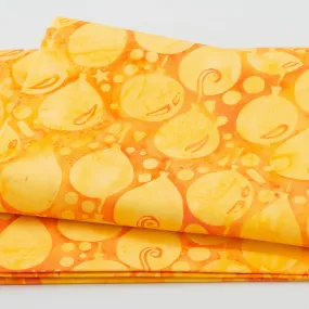 Rainbow Celebration Batiks - Balloons Orange 2 Yard Cut